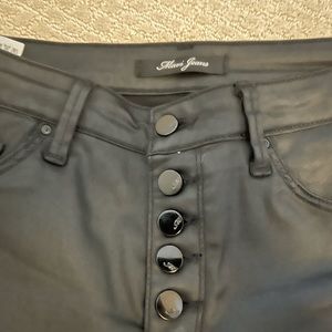 Mavi coated jeans - button fly - skinny straight mid rise